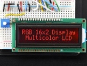 Display LCD HD44780 - 16x2 RGB op zwart - Adafruit 399
